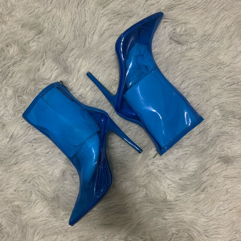 blue booties